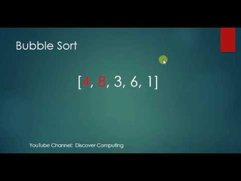 KS3 Computing - Bubble Sort Algorithm - YouTube