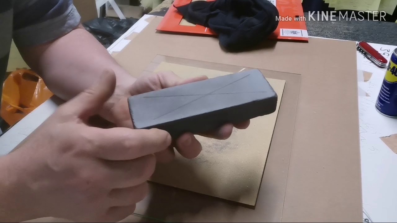 Budget Sharpening:-  Refurbishing & using an old Oilstone.