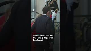 Macron-Meloni Awkward Hug Steal Steals Paris Summit Spotlight | Firstpost News | N18G