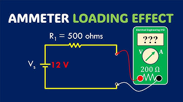Ammeter Loading Effect Solved Circuit Problem No 1