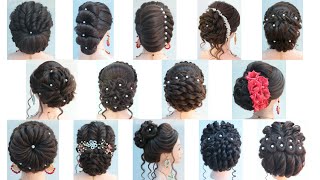 14 different bun hairstyle for wedding season