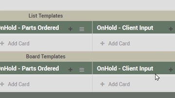 Wekan board template