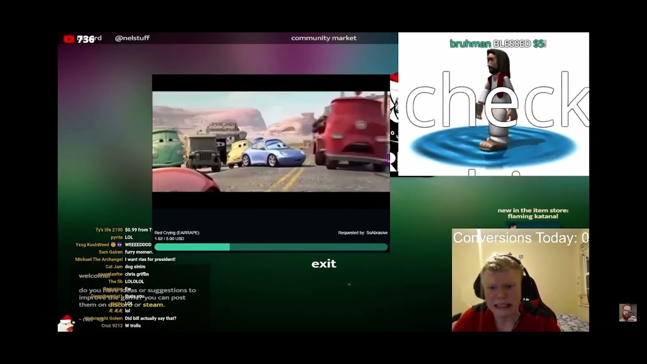 Bill Jensen Reacts to Red Crying (EARRAPE) - YouTube