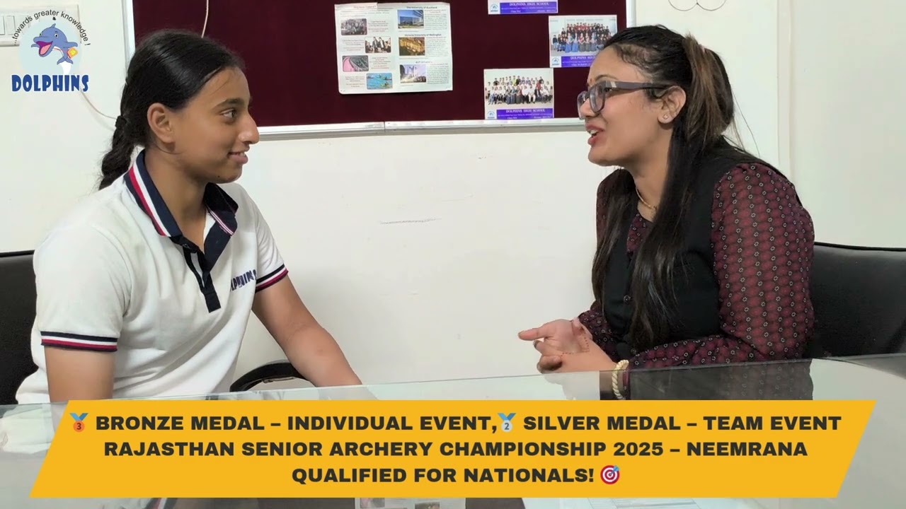 🏹 Meet Dhiriti, our shining star from Dolphins High School! ✨