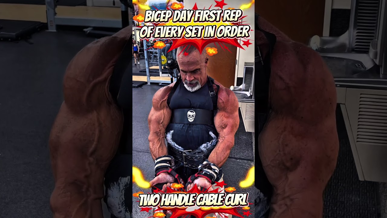 BICEP DAY FIRST REP OF EVERY SET IN ORDER #biceps #workout #workoutdiary #motivation #workout