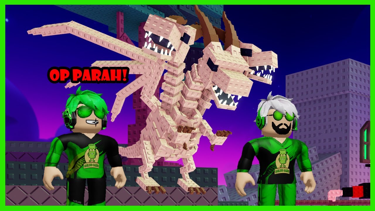 Darlung & Wak Darlung Pakai Tower Pertahanan Brainrot Dragon Cannelloni Tengkorak Di Roblox