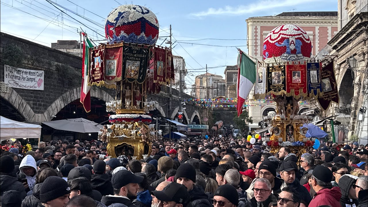 Festa di S. Agata ‘26 - Catania. Candelore in festa il 3 febbraio 