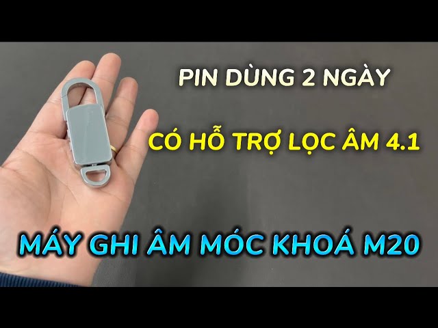 Máy Ghi Âm Ngụy Trang Móc Khóa M20 Mẫu Mới 2024 , Máy Ghi Âm Mini Giá Rẻ Pin Dùng 2 Ngày Tốt Nhất