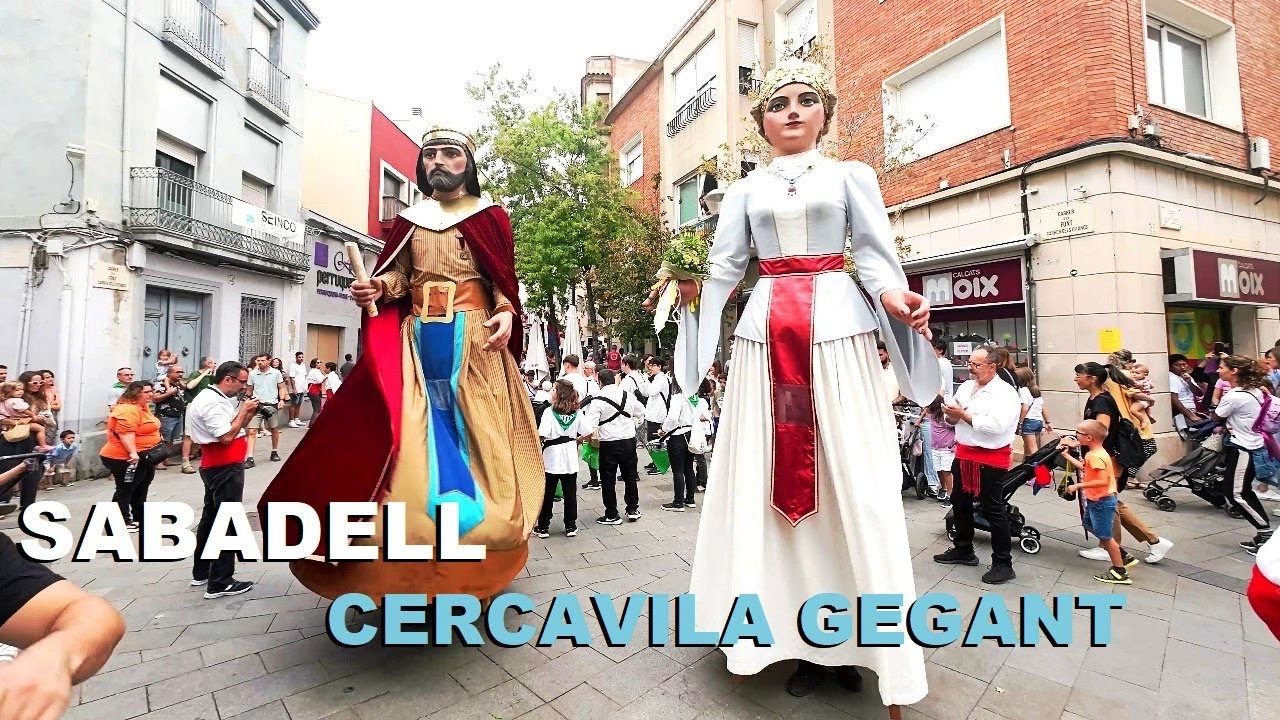 Sabadell Festa Major | CERCAVILA GEGANT 2023 Barcelona 4k