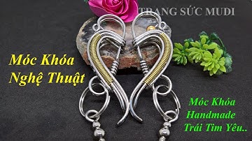 MUDI - MÓC KHÓA NGHỆ THUẬT HÌNH TRÁI TIM CỰC ĐẸP