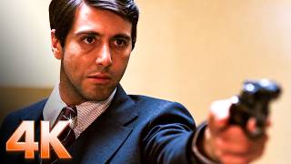 Michael Corleone Pulls the Trigger | The Godfather | CLIP ⭐️ 4K
