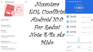 Nusantara EOL Unofficial Android 10.0 For Redmi Note 4/4x aka Mido