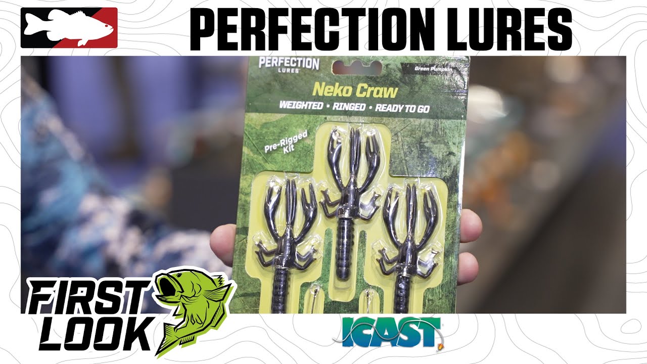 Perfection Lures Pre-Rigged Neko Craw Kit with Bailey Boutries