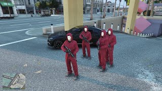 [gta5] la casa de papel braque la banque de France