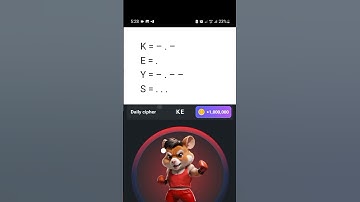 19/08/2024 cipher code hamster kombat #cipher #code #decode #quiz #puzzle #hamsterkombat #hamsters
