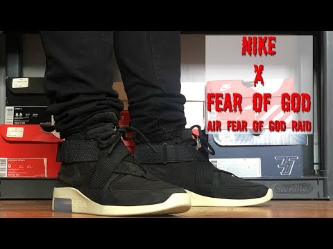 nike air 1 x fear of god raid black & fossil