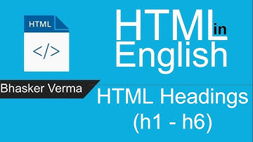 HTML tutorial for beginners in English # 5 | HTML headings
