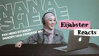 CLUMSY Nabilah reacted to Parody Haa Keropok MV! | HijabsterReacts