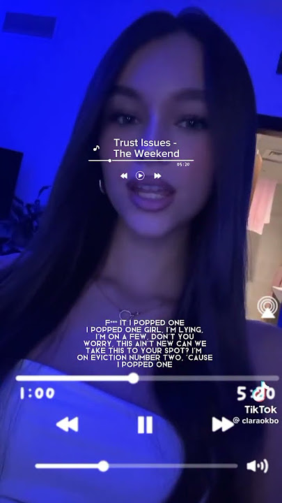 The Weekend - Trust Issues (lyrics)