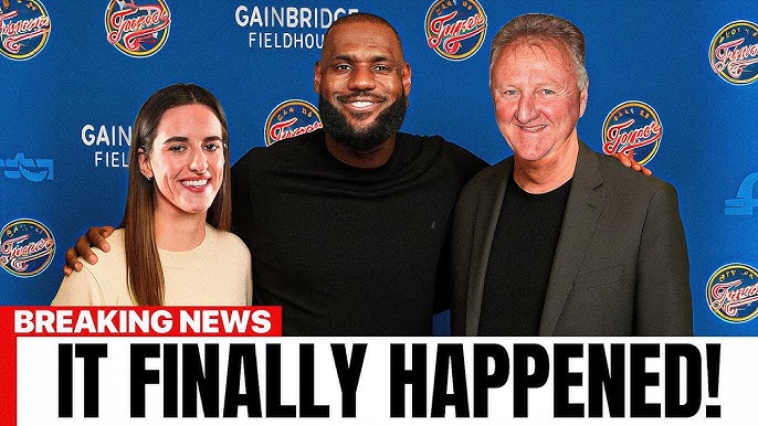 2 MIN AGO: Caitlin Clark, LeBron James & Larry Bird Made HUGE Announcement - YouTube