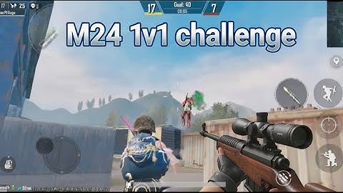 "Epic 1V1 M24 Challenge in BGMI: Who