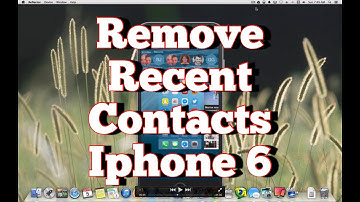 How to remove recent contacts from App Switcher in Iphone 6