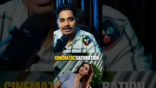 100% Cinematic Saturation || davinci resolve 20