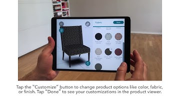 Ethan Allen inHome AR App Demo with Marker