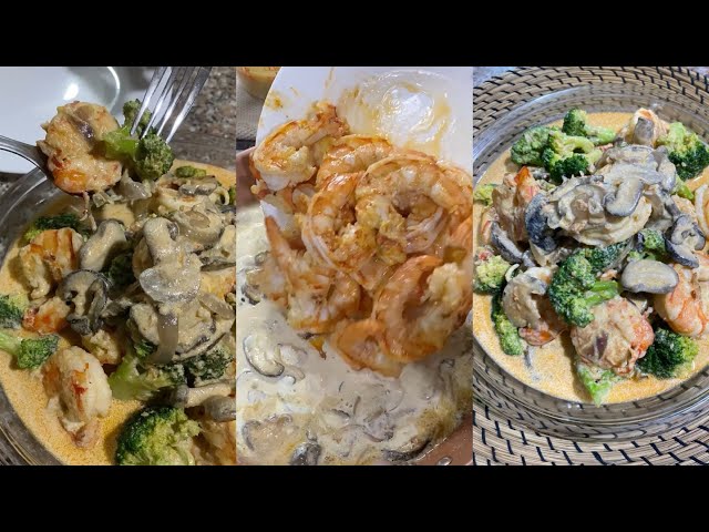 Creamy Shrimp Broccoli