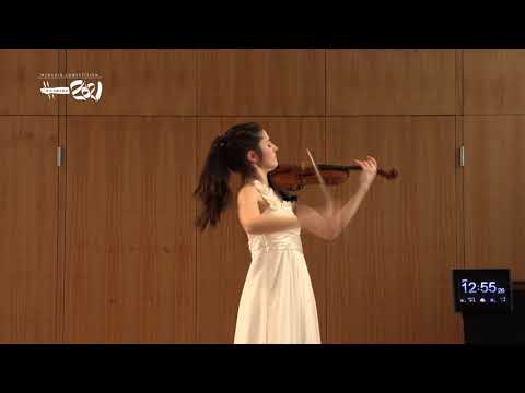 María Dueñas - Menuhin Competition Richmond 2021, Senior First Rounds