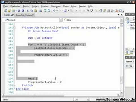 Temp-MP3-Scanner Teil 1 von 4 (Visual Basic 2008 1-66)