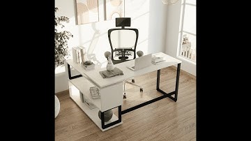 Assembly Instructions of L shape Executive Desk by Riyan Luxiwood