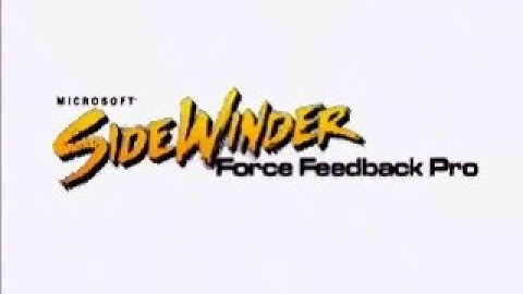 Microsoft SideWinder Force Feedback Pro (Official Trailer Video 1997, Microsoft)