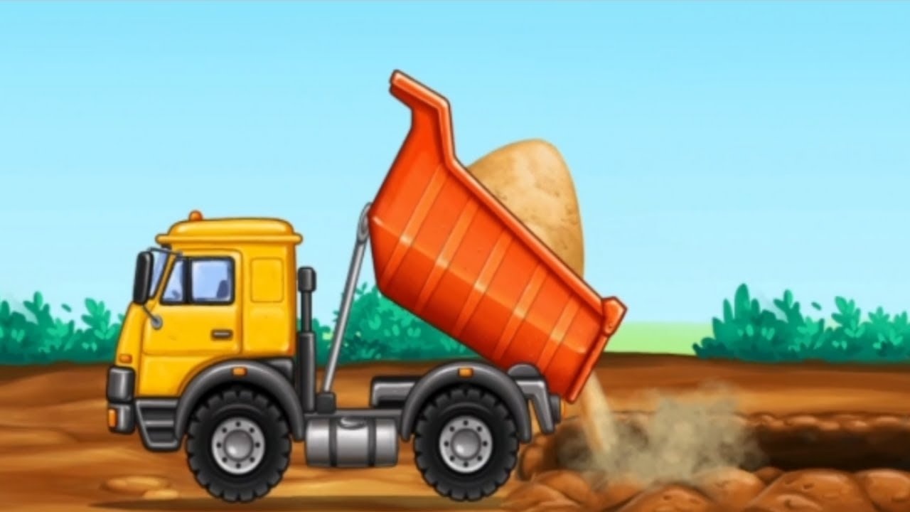 Truck Orange Bawa  Pasir  dan Batu YouTube