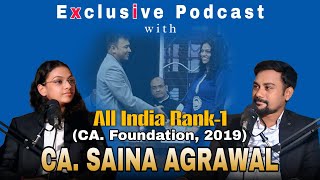 CA. SAINA AGRAWAL||#podcast #motivation #viral #fyp#education 