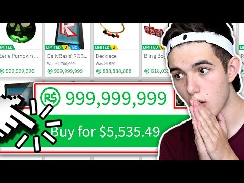 Buying Spending 100000 Robux On The Rarest Items Roblox - roblox videos spending 100 000 robux