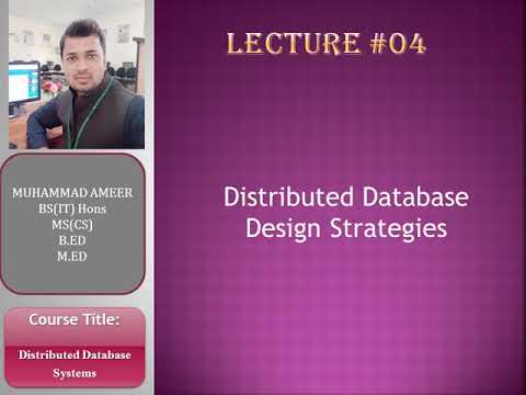 Distributed database lecture 4 Fragmentation and its types - YouTube