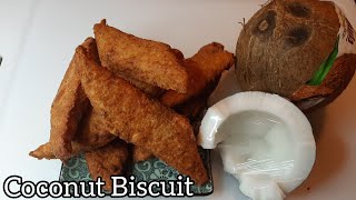 How to prepare coconut biscuits/how to prepare poloo/how to make Ghanaian healthier coconut biscuits