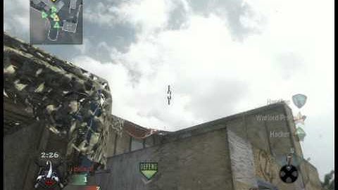 Call of Duty Black Ops: across the map tomahawk on firing range