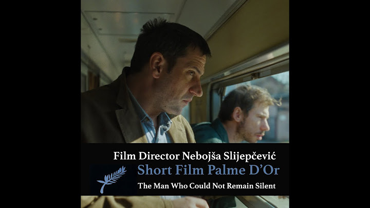 Short Film Palme D'Or Nebojša Slijepčević The Man Who Could Not Remain Silent Connection to Story