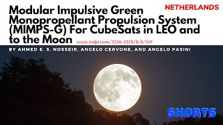 Monopropellant Propulsion System For CubeSats