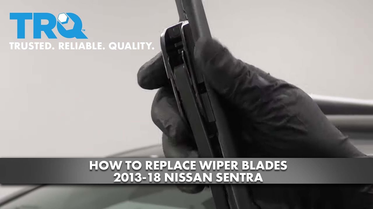 How To Replace Wiper Blades 2013-18 Nissan Sentra