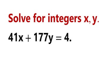 A nice Diophantine equation. | You should know the method. | Mathematics competition.