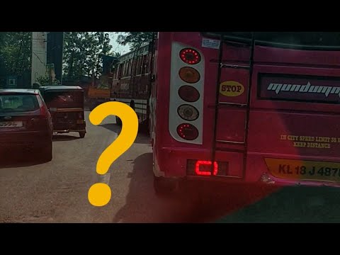 Kerala private bus extreme driving skills overtake and race