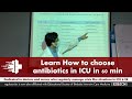 Learn how to choose empirical antibiotics in ICU in 60 mins |  ESBICM