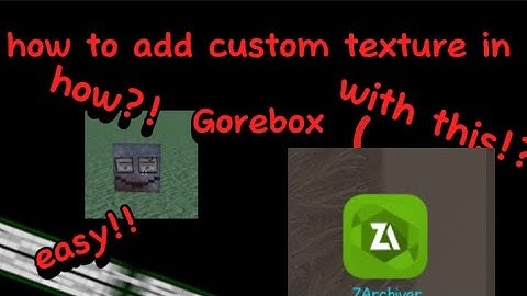 how to add custom texture in Gorebox #gorebox #foryou #trending
