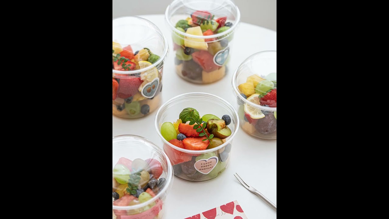 16oz & 24oz Versatile Plastic Food Boxes,Perfect for Cakes, Fruits & Cookies - Small Orders Welcome!