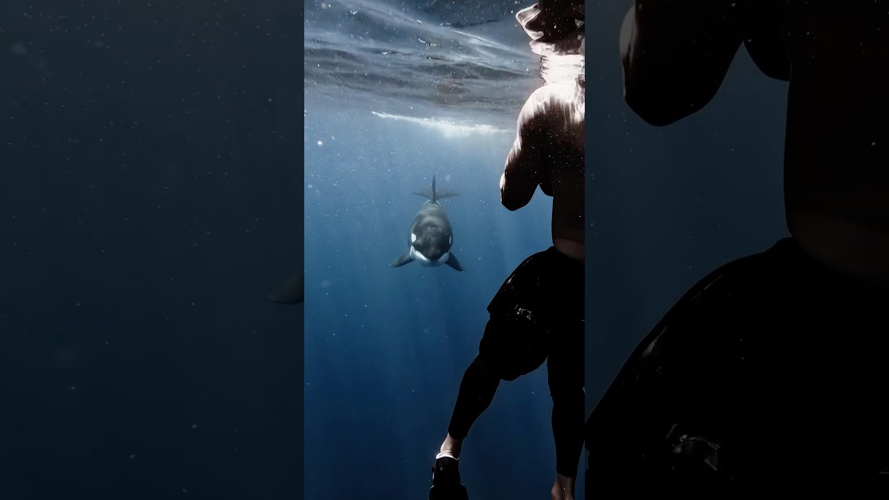 Mama Orca Comes Straight At Us Says Hello Smiles And Goes On Her Way