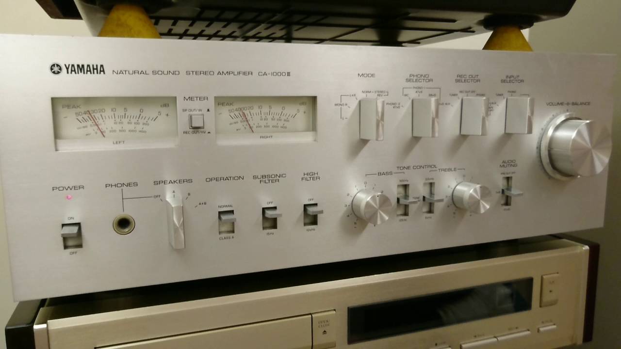 AudioBaza: Yamaha CA-1000 III - Integrated Amplifier