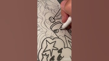 Drawing but I can only use the color PURPLE (#shorts)